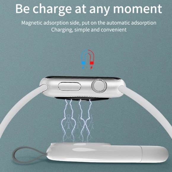 1pc Portable Wireless Charger Compatible With Apple Watch - Picture 6 of 8